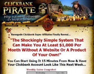 Clickbank Pirate - Easy Way to Start Making Money Online