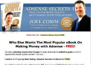 Joel Comm Free Adsense Secrets, Kontera Secrets, Chitika Secrets