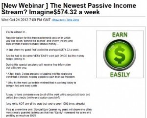 Ty Cohen - Passive Income Webinar