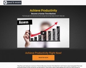 Paul Evans - Achieve Productivity